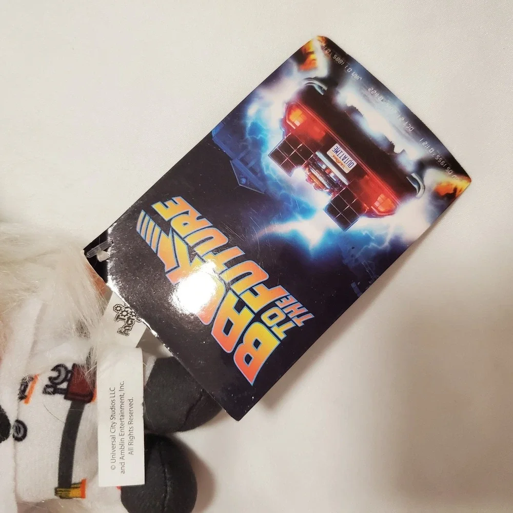 Back To The Future - Doc Brown - Chibi Plush Toy Factory Movie Stuffed Doll- NWT